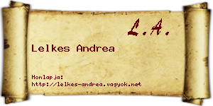 Lelkes Andrea névjegykártya